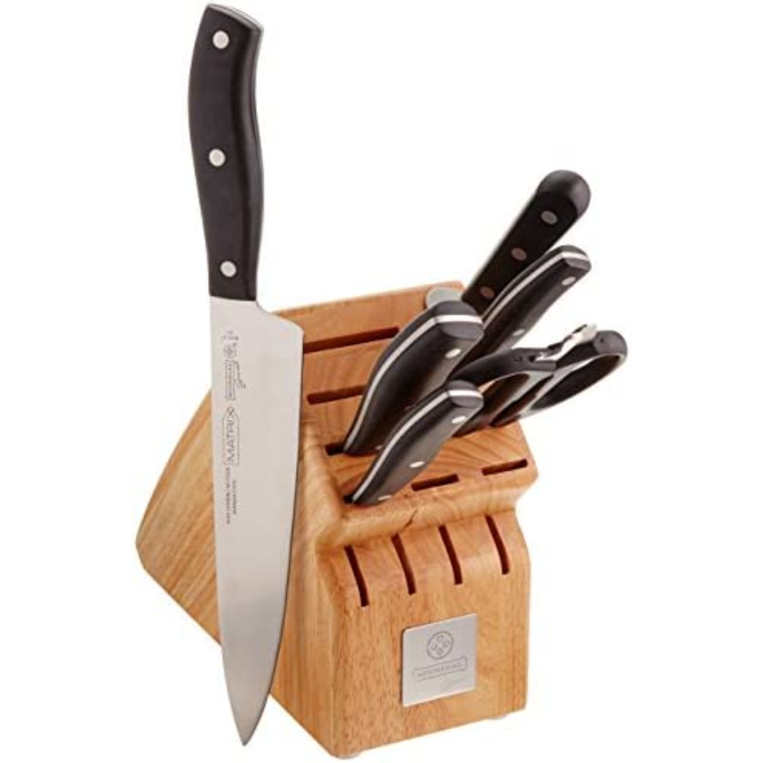 Mundial 7Piece Matrix Knife Block Set, The World of Cutlery